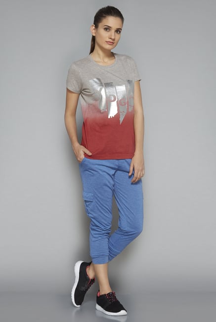 Westsport by Westside Grey Printed T Shirt Westsport by Westside Grey Printed T Shirt