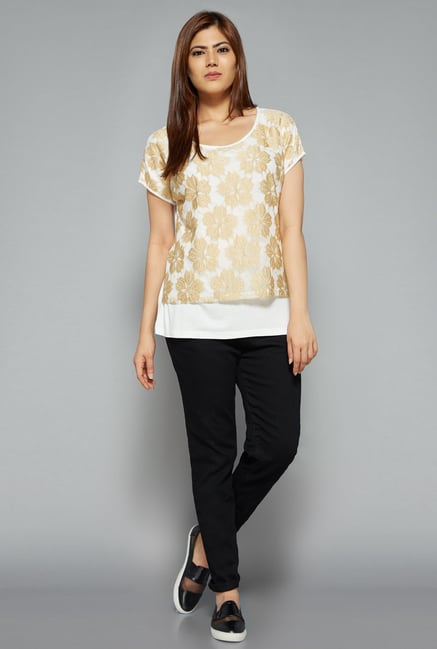 Sassy Soda by Westside White Lara Blouse Sassy Soda by Westside White Lara Blouse