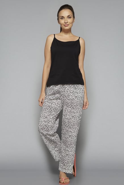 Intima by Westside Off White Printed Pyjama Intima by Westside Off White Printed Pyjama