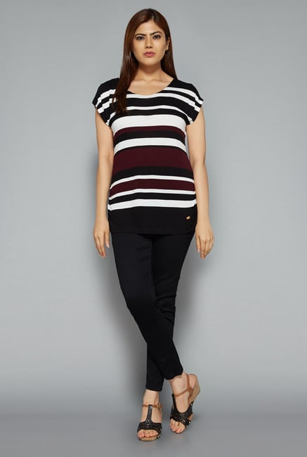 Gia by Westside Multicolor Gail Top Gia by Westside Multicolor Gail Top