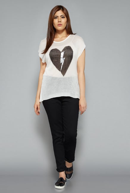 Sassy Soda by Westside White Tess Top Sassy Soda by Westside White Tess Top