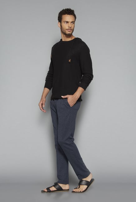 ETA by Westside Black Solid Hoodie ETA by Westside Black Solid Hoodie