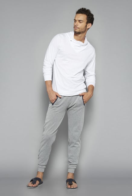 ETA by Westside White Solid Sweatshirt ETA by Westside White Solid Sweatshirt