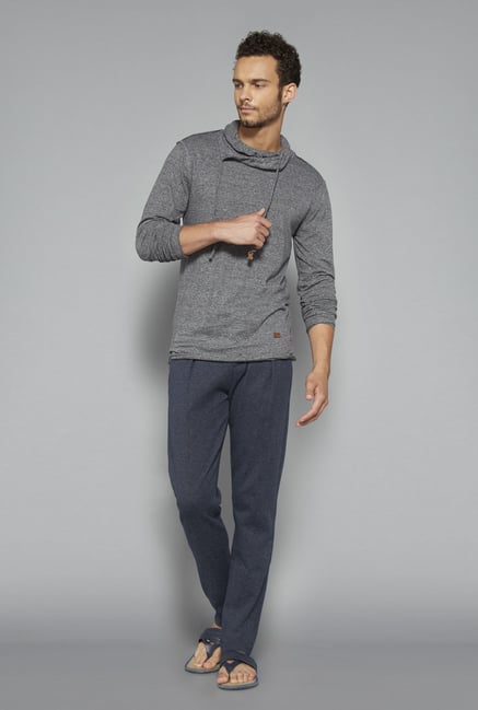 ETA by Westside Grey Textured Sweatshirt ETA by Westside Grey Textured Sweatshirt
