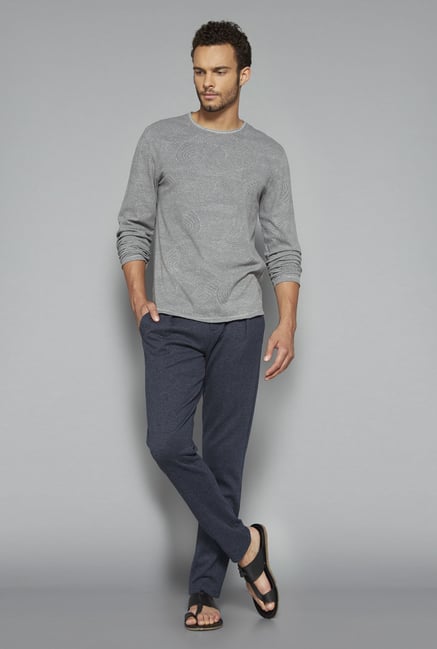 ETA by Westside Grey Printed T Shirt ETA by Westside Grey Printed T Shirt