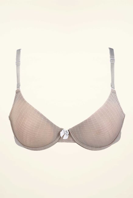 Bwitch Grey Polyester Seamless Bra Bwitch Grey Polyester Seamless Bra