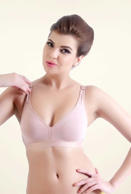Bwitch Beige Cotton Seamless Bra Bwitch Beige Cotton Seamless Bra