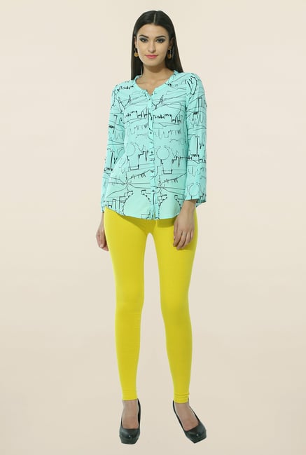 W Green Solid Tights W Green Solid Tights