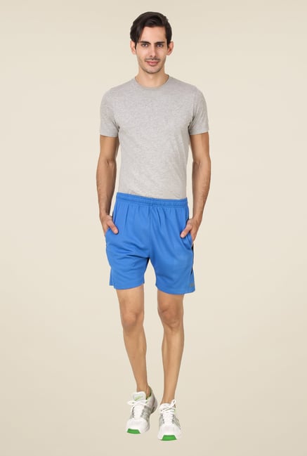 Spunk Blue Solid Shorts Spunk Blue Solid Shorts