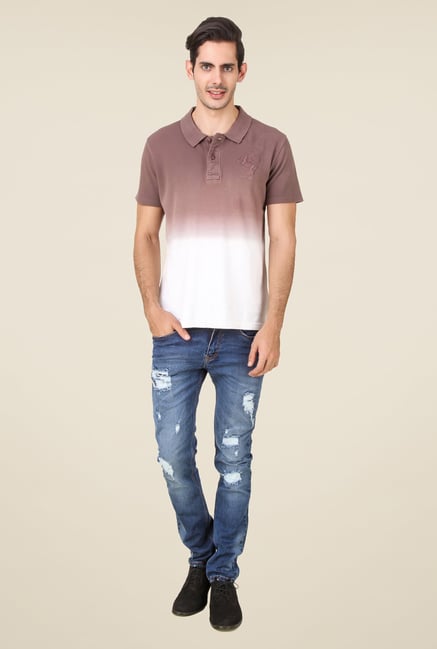 Spunk Brown Ombre T Shirt Spunk Brown Ombre T Shirt