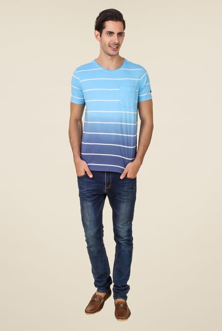 Spunk Blue Ombre T Shirt Spunk Blue Ombre T Shirt