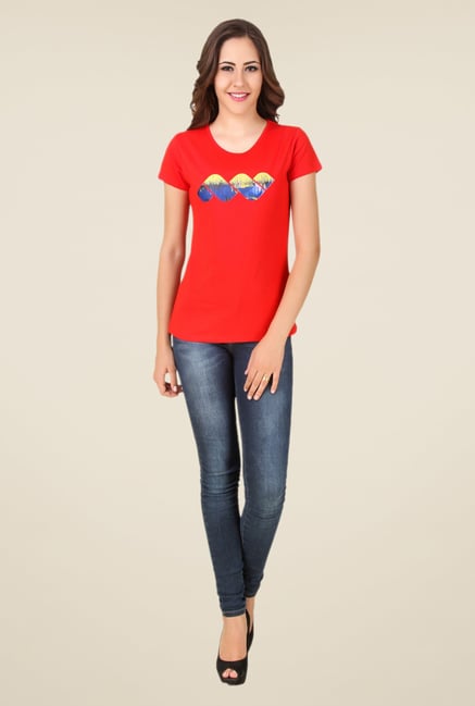 Spunk Red Core Perk Tee Spunk Red Core Perk Tee