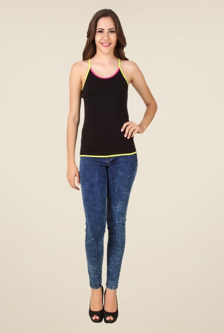 Spunk Black Cami Tee Spunk Black Cami Tee