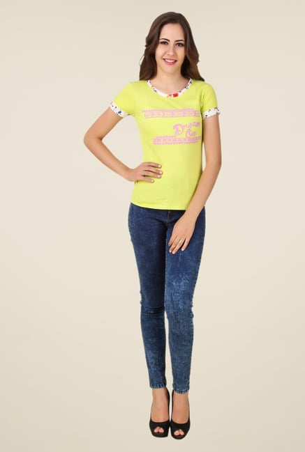 Spunk Lime Make Dreams Tee Spunk Lime Make Dreams Tee