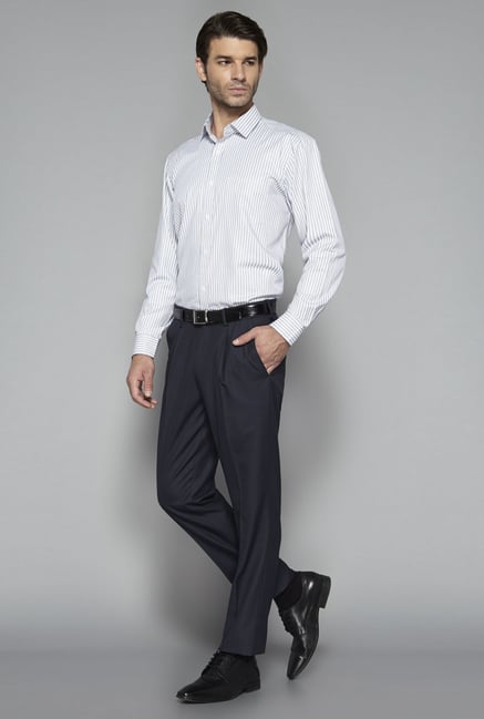 Weststreet by Westside Grey Striped Shirt Weststreet by Westside Grey Striped Shirt