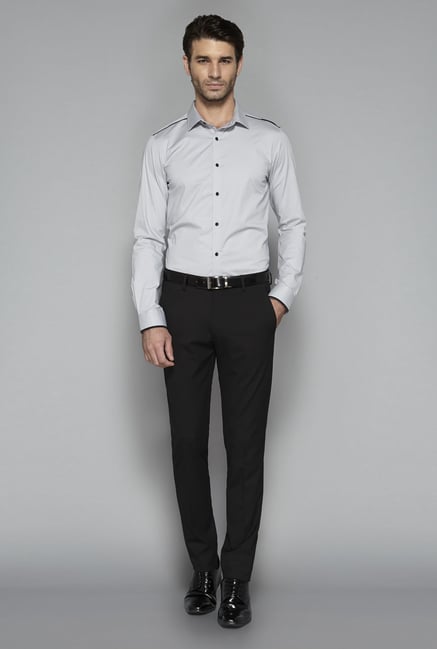 Weststreet by Westside Black Solid Trouser Weststreet by Westside Black Solid Trouser