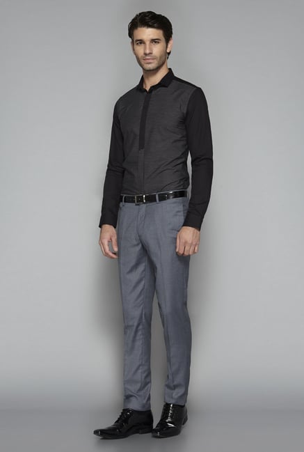 Weststreet by Westside Grey Solid Trouser Weststreet by Westside Grey Solid Trouser