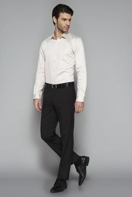Weststreet by Westside Black Solid Trouser Weststreet by Westside Black Solid Trouser