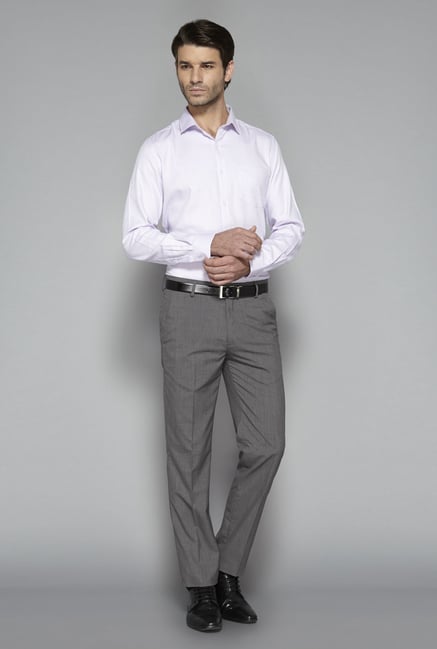 Weststreet by Westside Grey Solid Trouser Weststreet by Westside Grey Solid Trouser
