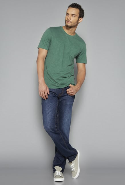 Westsport by Westside Blue Lightly Washed Jeans Westsport by Westside Blue Lightly Washed Jeans