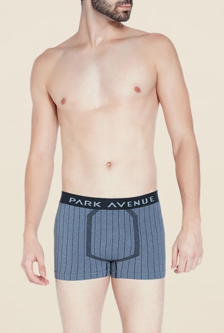 Park Avenue Blue Solid Trunks Park Avenue Blue Solid Trunks