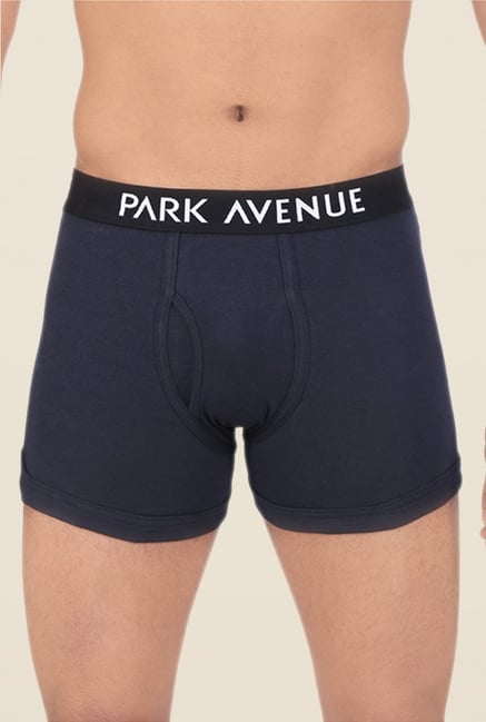 Park Avenue Navy Solid Trunks Park Avenue Navy Solid Trunks