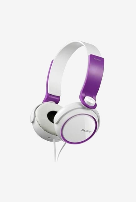 Sony MDR-XB250 Over the Ear Headphones (Purple) Sony MDR-XB250 Over the Ear Headphones (Purple)