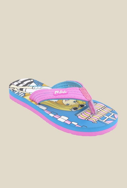Barbie Pink & Sea Green Flip Flops Barbie Pink & Sea Green Flip Flops