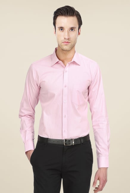 Basics Light Pink Checks Shirt Basics Light Pink Checks Shirt