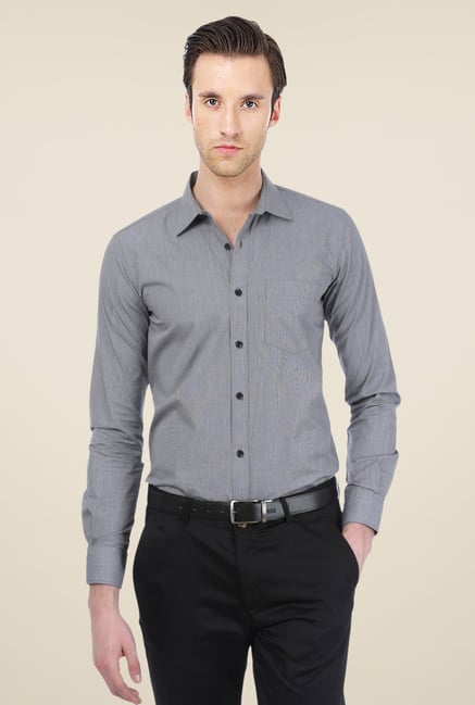Basics Black Checks Shirt Basics Black Checks Shirt