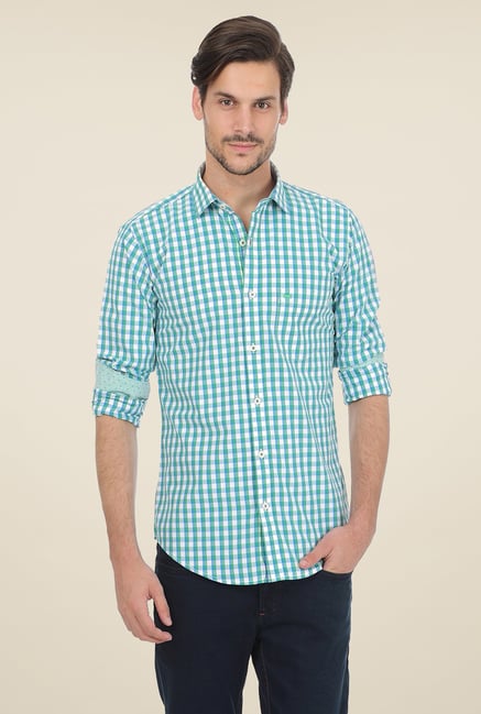 Basics Green Checks Shirt Basics Green Checks Shirt
