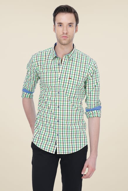 Basics Green Checks Shirt Basics Green Checks Shirt