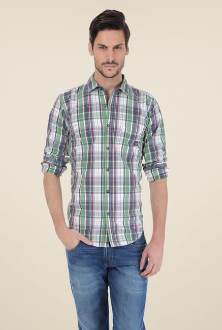 Basics Green Checks Shirt Basics Green Checks Shirt