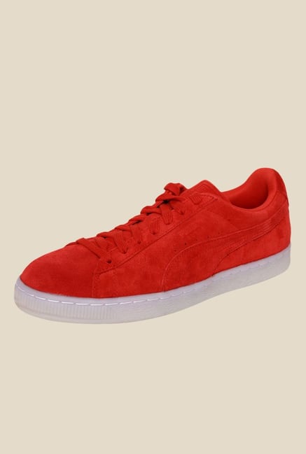 Puma Suede Classic Colored High Risk Red Sneakers Puma Suede Classic Colored High Risk Red Sneakers