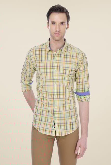 Basics Green Checks Shirt Basics Green Checks Shirt