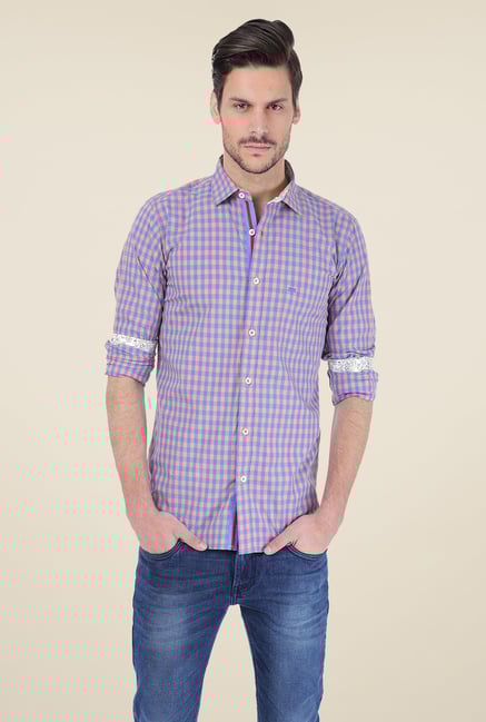 Basics Blue Checks Shirt Basics Blue Checks Shirt