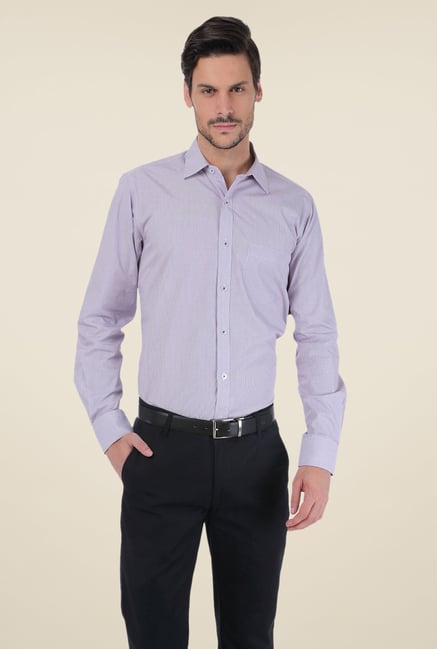 Basics Purple Checks Shirt Basics Purple Checks Shirt