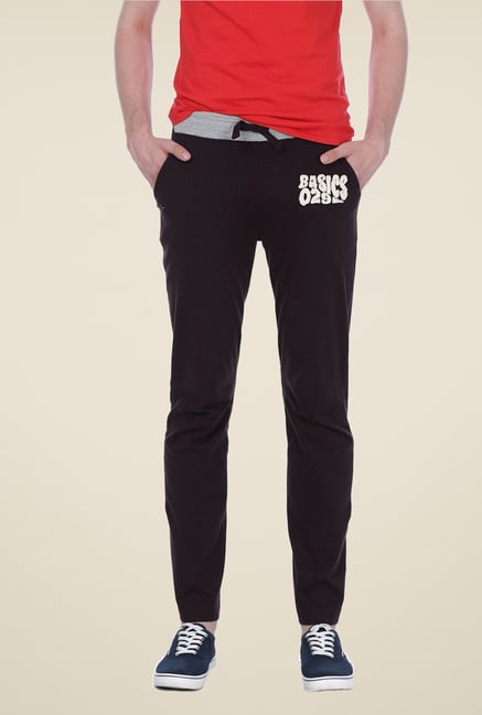 Basics Brown Solid Trackpants Basics Brown Solid Trackpants