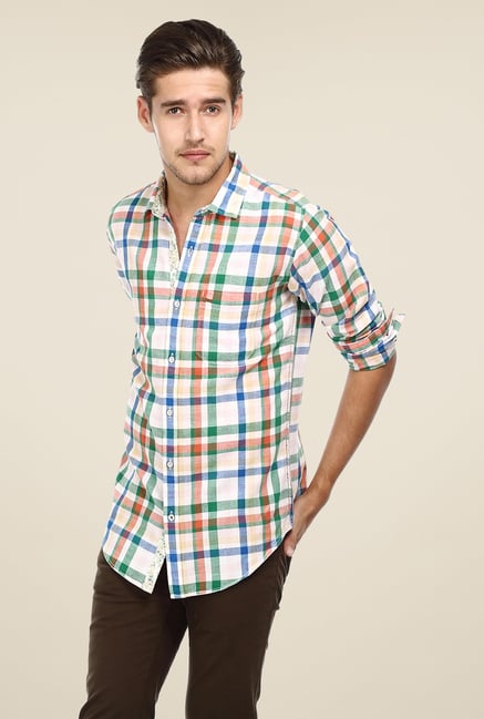 Basics Multicolor Checks Shirt Basics Multicolor Checks Shirt