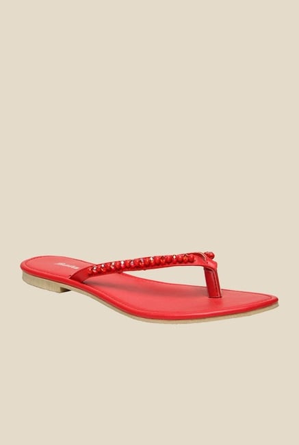 Bata Scarlett Red Thong Sandals Bata Scarlett Red Thong Sandals