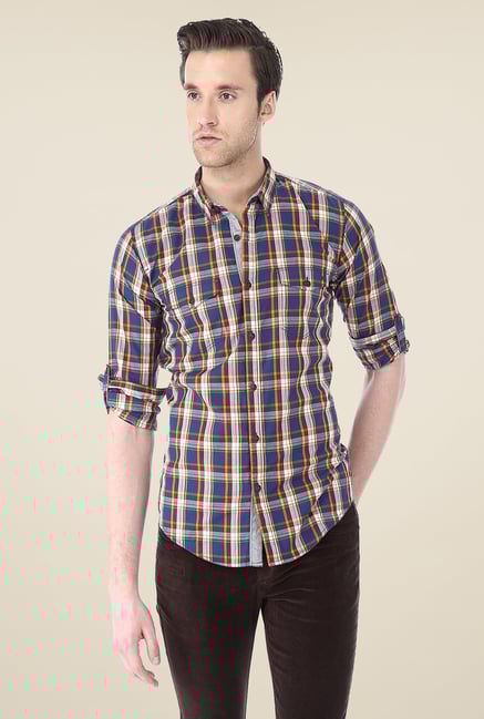 Basics Multicolor Checks Shirt Basics Multicolor Checks Shirt