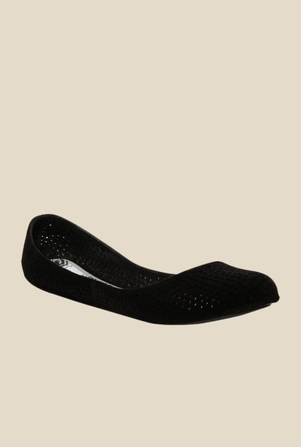Sandak Hyden Flocking Black Ballet Flats Sandak Hyden Flocking Black Ballet Flats