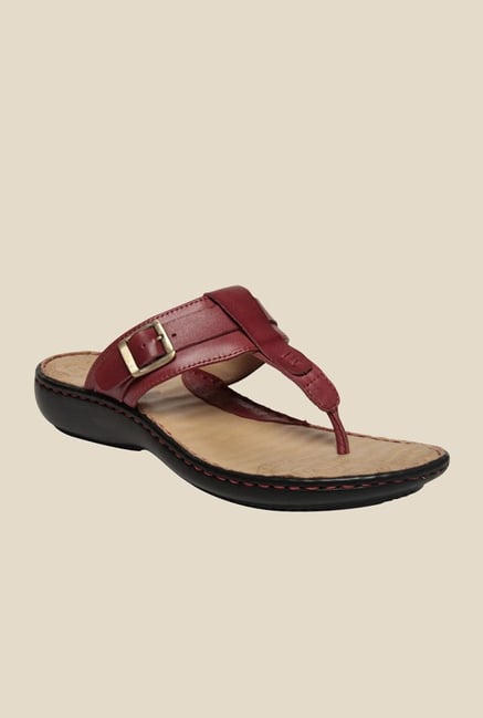 Scholl Rachel Brown T-Strap Sandals Scholl Rachel Brown T-Strap Sandals