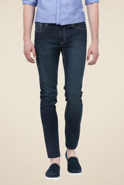 Basics Navy Lightly Washed Jeans Basics Navy Lightly Washed Jeans