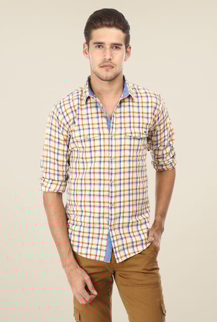 Basics Multicolor Checks Shirt Basics Multicolor Checks Shirt