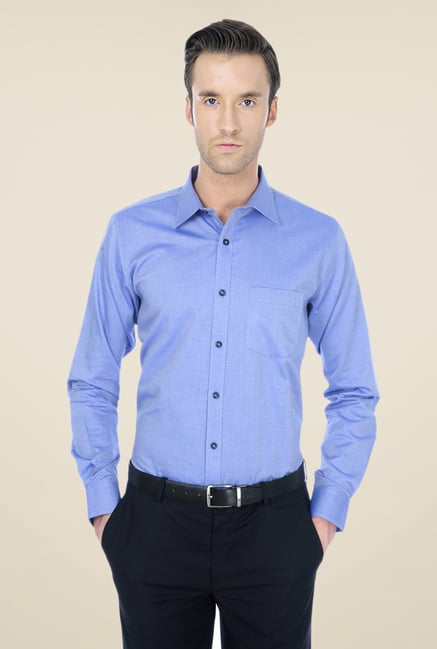 Basics Blue Striped Shirt Basics Blue Striped Shirt
