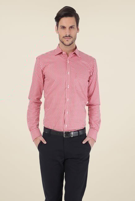 Basics Red Checks Shirt Basics Red Checks Shirt