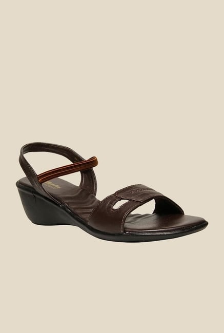 Bata Remedy Brown Sling Back Wedges Bata Remedy Brown Sling Back Wedges