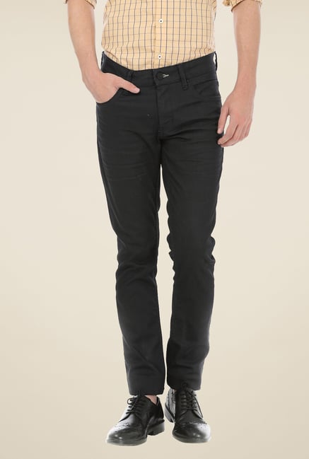 Basics Black Lightly Washed Jeans Basics Black Lightly Washed Jeans