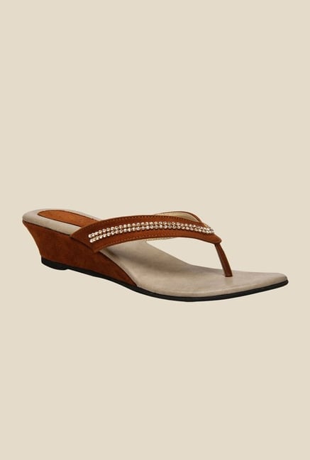 Footin Brown Thong Sandals Footin Brown Thong Sandals